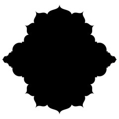 Islamic Label Emblem Shape Glyph Pictogram symbol visual illustration