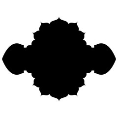 Islamic Label Emblem Shape Glyph Pictogram symbol visual illustration