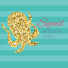 Squid birthday party