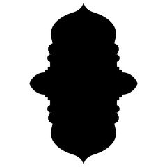 Islamic Label Emblem Shape Glyph Pictogram symbol visual illustration