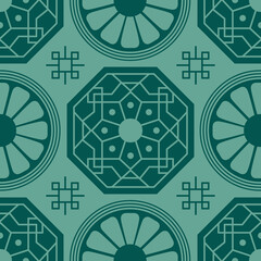 Nahtloses Traditionelles koreanisches Muster