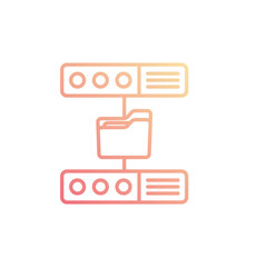 Database Security icon design with white background stock illustration