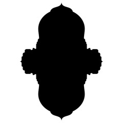 Islamic Label Emblem Shape Glyph Pictogram symbol visual illustration