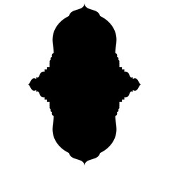 Islamic Label Emblem Shape Glyph Pictogram symbol visual illustration
