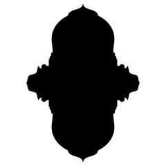 Islamic Label Emblem Shape Glyph Pictogram symbol visual illustration