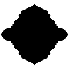Islamic Label Emblem Shape Glyph Pictogram symbol visual illustration