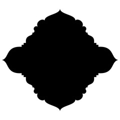 Islamic Label Emblem Shape Glyph Pictogram symbol visual illustration