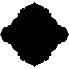 Islamic Label Emblem Shape Glyph Pictogram symbol visual illustration