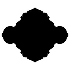 Islamic Label Emblem Shape Glyph Pictogram symbol visual illustration