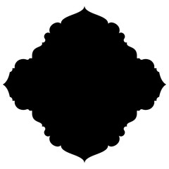 Islamic Label Emblem Shape Glyph Pictogram symbol visual illustration