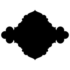 Islamic Label Emblem Shape Glyph Pictogram symbol visual illustration