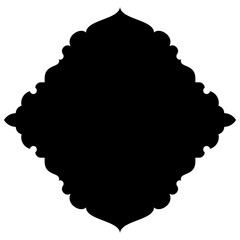 Islamic Label Emblem Shape Glyph Pictogram symbol visual illustration