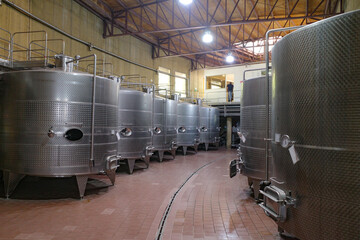Santiago, Chile - 25 Nov, 2023: Haras de Pirque Vineyard and winery, near Santiago, Chile