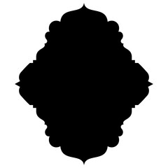 Islamic Label Emblem Shape Glyph Pictogram symbol visual illustration