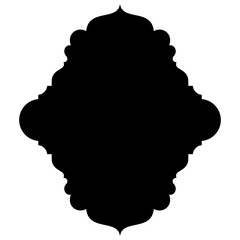 Islamic Label Emblem Shape Glyph Pictogram symbol visual illustration