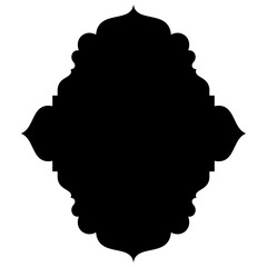 Islamic Label Emblem Shape Glyph Pictogram symbol visual illustration