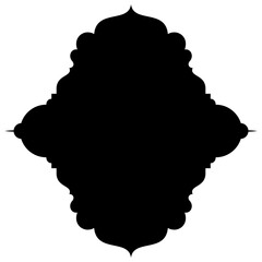 Islamic Label Emblem Shape Glyph Pictogram symbol visual illustration