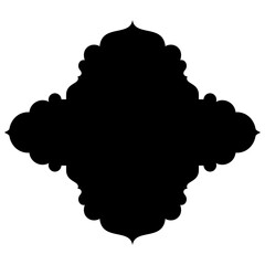 Islamic Label Emblem Shape Glyph Pictogram symbol visual illustration