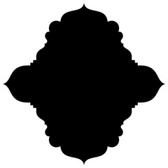 Islamic Label Emblem Shape Glyph Pictogram symbol visual illustration