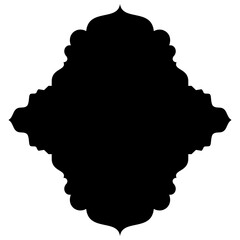 Islamic Label Emblem Shape Glyph Pictogram symbol visual illustration