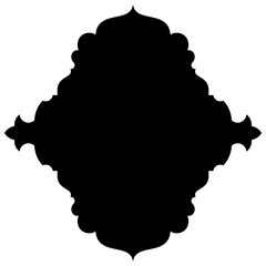 Islamic Label Emblem Shape Glyph Pictogram symbol visual illustration