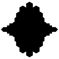 Fototapeta premium Islamic Label Emblem Shape Glyph Pictogram symbol visual illustration