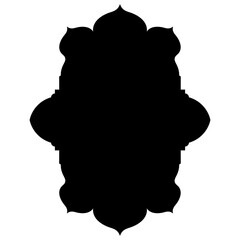 Islamic Label Emblem Shape Glyph Pictogram symbol visual illustration