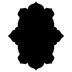 Islamic Label Emblem Shape Glyph Pictogram symbol visual illustration