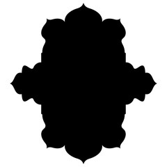 Islamic Label Emblem Shape Glyph Pictogram symbol visual illustration