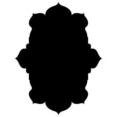 Islamic Label Emblem Shape Glyph Pictogram symbol visual illustration