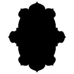 Islamic Label Emblem Shape Glyph Pictogram symbol visual illustration