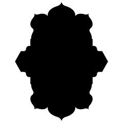 Islamic Label Emblem Shape Glyph Pictogram symbol visual illustration