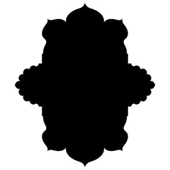 Islamic Label Emblem Shape Glyph Pictogram symbol visual illustration