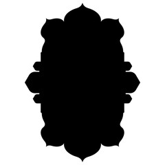 Islamic Label Emblem Shape Glyph Pictogram symbol visual illustration