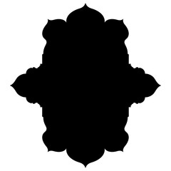 Islamic Label Emblem Shape Glyph Pictogram symbol visual illustration