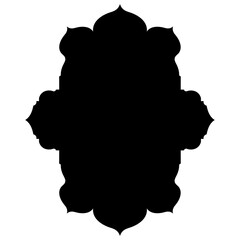 Islamic Label Emblem Shape Glyph Pictogram symbol visual illustration
