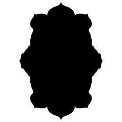 Islamic Label Emblem Shape Glyph Pictogram symbol visual illustration