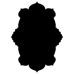 Islamic Label Emblem Shape Glyph Pictogram symbol visual illustration