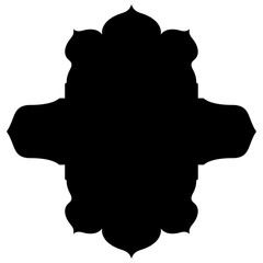 Islamic Label Emblem Shape Glyph Pictogram symbol visual illustration