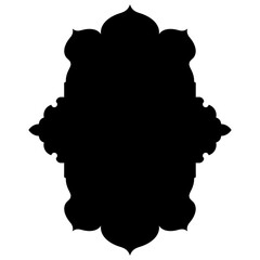 Islamic Label Emblem Shape Glyph Pictogram symbol visual illustration