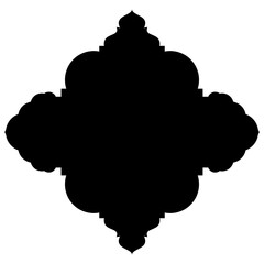 Islamic Label Emblem Shape Glyph Pictogram symbol visual illustration