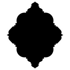 Islamic Label Emblem Shape Glyph Pictogram symbol visual illustration