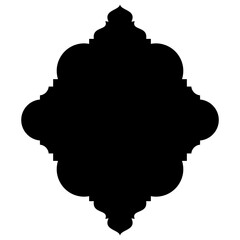 Islamic Label Emblem Shape Glyph Pictogram symbol visual illustration
