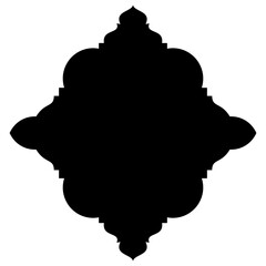Islamic Label Emblem Shape Glyph Pictogram symbol visual illustration