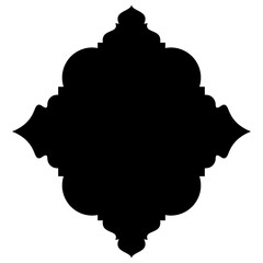 Islamic Label Emblem Shape Glyph Pictogram symbol visual illustration