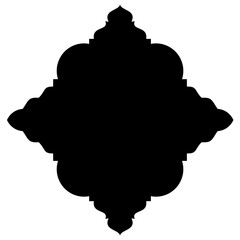 Islamic Label Emblem Shape Glyph Pictogram symbol visual illustration