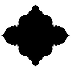 Islamic Label Emblem Shape Glyph Pictogram symbol visual illustration