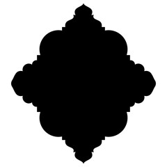 Islamic Label Emblem Shape Glyph Pictogram symbol visual illustration