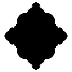 Islamic Label Emblem Shape Glyph Pictogram symbol visual illustration