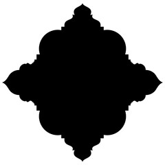 Islamic Label Emblem Shape Glyph Pictogram symbol visual illustration